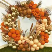 182pcs Khaki Orange Balloon Garland Arch Kit Birthday Balloon Wedding Decor