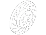 Genuine BMW Disc Brake Rotor 34-11-2-283-385 (for: BMW)