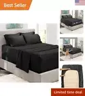 Extra Deep Pocket Queen Sheets Sets - Fits Mattress 18-24 Inches Deep - Extra...