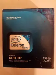 Intel Celeron E3300 1MB Cache 2.5GHz 2 Core LGA 775 CPU BX80571E3300 SLGU4