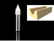 1/2 X 5/8 x 60 Degree Bevel Edge Trim Trimming CNC Engraving 3D Ｖ Router Bit