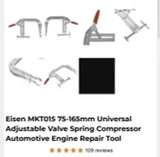 Eisen MKT015 75-165mm Universal Adjustable Valve Spring Compressor