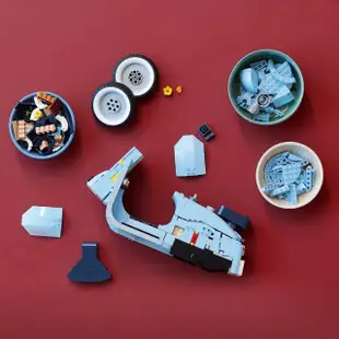 【LEGO 樂高】Icons 10298 偉士牌 125(積木 模型 玩具機車 DIY 禮物)