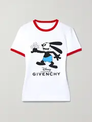 [Givenchy] Givenchy - + Disney Printed Stretch-cotton Jersey T-shirt - White - x small x small White