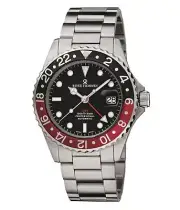 Revue Thommen 17572.2136 Men's Wrist Watch Diver Gmt Automatic New