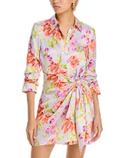 Cinq a Sept Midnight Tulips Mini Dress