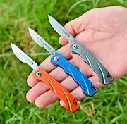 EDC Folding Blade Knife Tool Knife Outdoor Scalpel Pocket Knife + 10 Blades