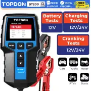 BT200 Battery Load Tester 12 Volt 100-2000CCA Cranking Charging System Analyzer