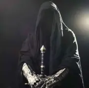 Ring Wraith Nazgul Costume Black Cape Costume LOTR Cosplay Halloween