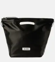 [The Attico] The Attico Via dei Giardini 30 Medium satin tote bag One Size black