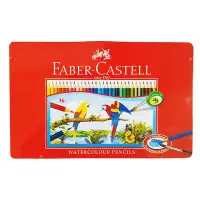 在飛比找Yahoo奇摩購物中心優惠-Faber-Castell 輝柏 進口36色鐵盒色鉛筆 紅盒