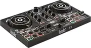 Hercules DJControl Inpulse 200 – DJ controller with USB, ideal for beginners learning to mix - 2 tracks with 8 pads and sound card - Software and tutorials included