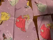 Disney Princesses Scraps (3) various squares , Cotton, Belle, Aurora, Tiana
