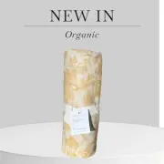 $149 New Pottery Barn Organic Cotton Sorrel Toile Tablecloth 70”x126 Yellow Gold