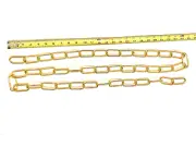 75 " 24 carat Gold plated Heavy duty lighting chain for heavy light fixtures