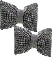 iplusmile 2 Pcs Rhinestone Car Headrest Neck Pillow Car Decor Car Seat Mats Car Lumbar Pillow Car Seat Cushion Auto Headrest Cushion Vehicle Neck Support Pillow Auto Neck Support Pillow