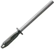 Friedr Dick, 10 Inch Sharpening Steel - Oval, Diamond Coated - 2K Handle - Item 732 03 25 -75, Black, 7320325-75