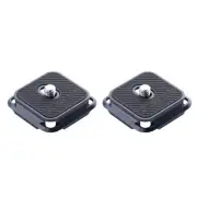2 Pcs Arca-Type Quick Release Plates Parts Replacement Switch Between Tripod,...