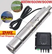 3in Solar Pump Submersible Deep Well Pump + MPPT Controller DC