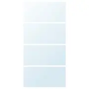 AULI 4 panels for sliding door frame, mirror glass, 100x201 cm