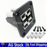 Twin Dual Flush Mount 50 Amp For Anderson plug mounting bracket panel cover