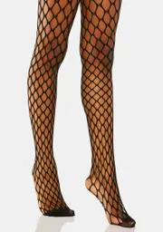 Sharp Edges Fishnet Tights