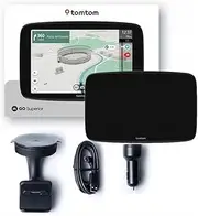 TomTom Car Sat Nav GO Superior (6 Inch, with Traffic Congestion and Speed Cam Alerts Thanks to TomTom Traffic, World Maps, Quick-Updates via WiFi, Fuel Prices, Click-Drive Mount) - New Software