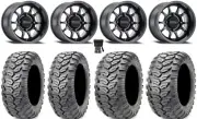 Method 409 14" Black (5+2) Wheels 27" Ceros Tires Polaris RZR XP 1000 / PRO XP