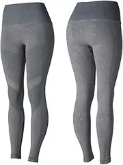 [HORZE] Vanessa Slimming Seamless Tights - Steeple Gray - XS/S