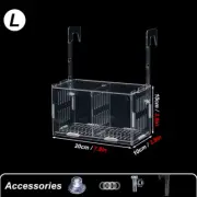 Aquarium Ornamental Fish Breeding Box Fish Shrimp Incubator Double Guppy H66B