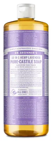 Dr. Bronner's Pure-Castile Soap Liquid Lavender 946ml
