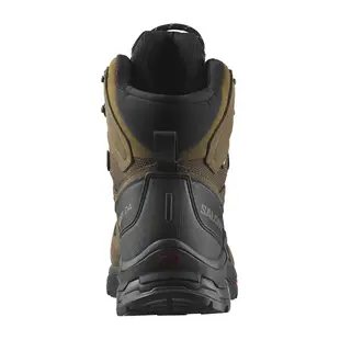 SALOMON 法國 41630700 QUEST 4 GTX 防水中筒登山鞋 男款 藻綠/棕/黑 33SL416307