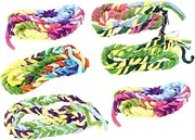 JOINPAYA 6Pcs Parrot Swing Colorful Climbing Rope for Birds Hanging Hammock for Hamsters Fun Play Gym for Parrots and Pets Easy to Install
