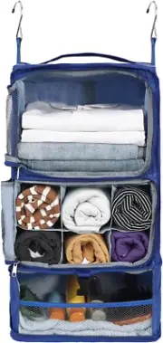 Hanging Shelves Travel Storage Bag Compression Packing Cube for Suitcase Portabl