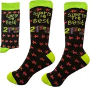 SHATCHI Simply The Best 21 Year Old Gift Novelty Socks for 21st Birthday Keepsake Gift Unisex For Her Him