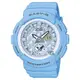 CASIO 卡西歐 Baby-G 愛旅行雙顯錶-藍 BGA-190BE-2ADR / BGA-190BE-2A