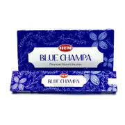 HEM Masala Blue Champa Incense Sticks - 180 Grams - Bulk Box - Fresh Batch