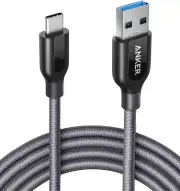 ANKER Powerline+ USB 3.0 to USB-C CABLE 91.44cm Black Tough Double-Braided nylon