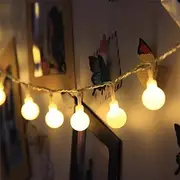 Elegant Wedding Party Reception 3M 20LED Small Round Ball String Lights - Flashing Garland Battery-Powered Fairy Lights for Home Garden Decor