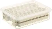 Round Ice Tray Balls Maker Mould, Small Ice Cube Trays Ice Ball Maker Silicon Tray with lid Easy Release ice Cube Maker with ice Shovel (Beige)