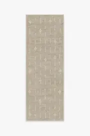 75' x 215' | Machine Washable Runner Rug | Kid & Pet Friendly | Indoor Rug | Alina Light Stone Rug | Ruggable