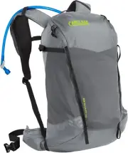 CamelBak Rim Runner X22 Hiking Hydration Backpack 70 oz Grey Flannel/Lime Punch