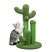 PAWZ Road Cat Scratching Post Cactus Cat Scratcher Featuring with 3 Scratchin...