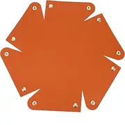 QUMIIRITY Leather Storage Tray Collapsible Dice Box Portable Pu Dice Storage Home Desktop Party Supply