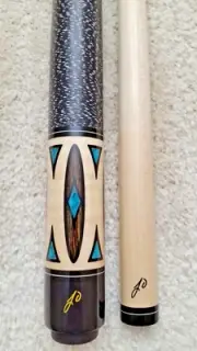 Jerry Olivier Custom Pool Cue, GEN-18-14, Floating Points, FREE HARD CASE
