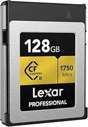 Lexar LCFX10-128CRB Professional CFexpress Type B Card, 128GB