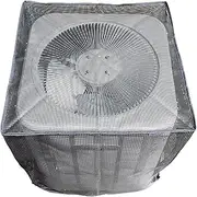 Air Conditioner Cover - Mesh Central Air Conditioner Cover,Foldable Condenser Protector Dust-Proof Hood 35.43x35.43x39.37 Inches for Utility Wall Winter Snow Home Pool Travel Daily Use Indoor