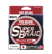 Yo-Zuri YZ SB 80LB WH 300YD SuperBraid Line 80LB 300YD White
