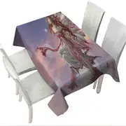 Day Break Fantasy Artwork Sunset Sky Fairy Tablecloth