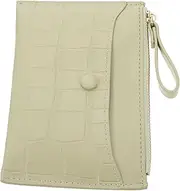 [VALICLUD] Pu Coins Wallet Women's Mini Zipper Purse Card Wallet for Men Change Purse Safe Material Green